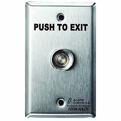 ALARM CONTROLS TS16 Exit Delay Timer Push to Exit Button SS