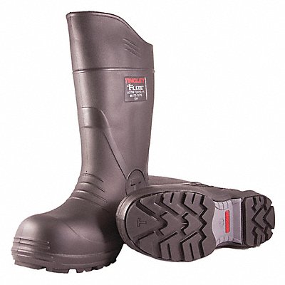 TINGLEY 27251 J5372 Rubber Boot Men s 10 Knee Black PR