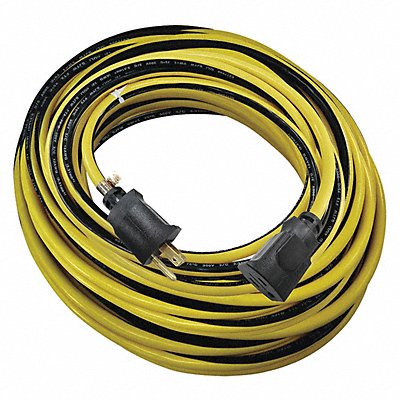 POWER FIRST 52NY23 Lock Ext Crd 100ft 12Ga 15A SJTW Yel/Blk