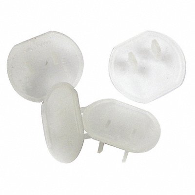 POWER FIRST 52NY39 OutleSafTCap Clr PP For Cnnctr/Recp 10PK