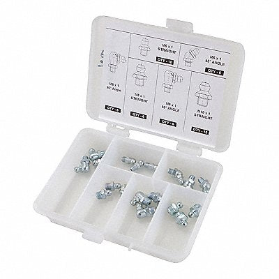 WESTWARD 52NZ88 Grease Fitting Kit No Pieces 44 PK44