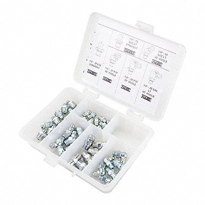 WESTWARD 52NZ89 Grease Fitting Kit No Pieces 48 PK48