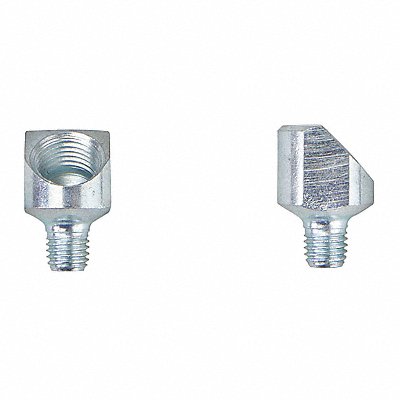 WESTWARD 52NZ92 Grease Elbow Adaptor Steel 45 PK5
