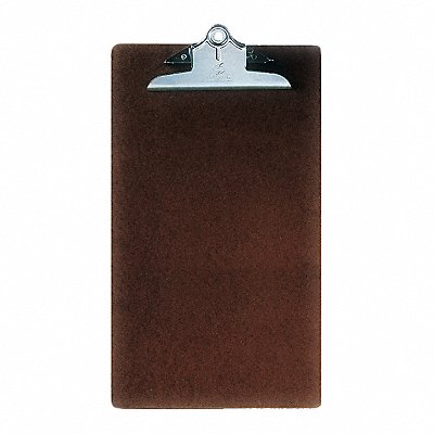 ABILITY ONE 7520000000000 Clipboard Legal Size Hardboard Brown