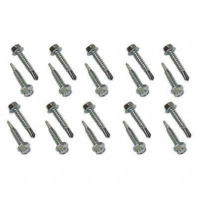 SNAP-LOC SLFETM20114 Screw Size 1/4 Zinc 1.25 L PK20