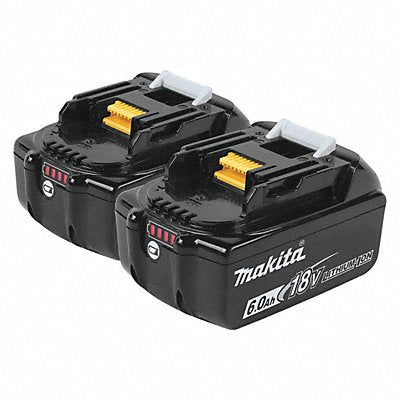 MAKITA BL1860B2 Battery Pack (2) 6.0 Ah Li-Ion