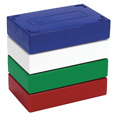 HEATHROW SCIENTIFIC HS15989C Microscope Slide Box 25 Slots Red