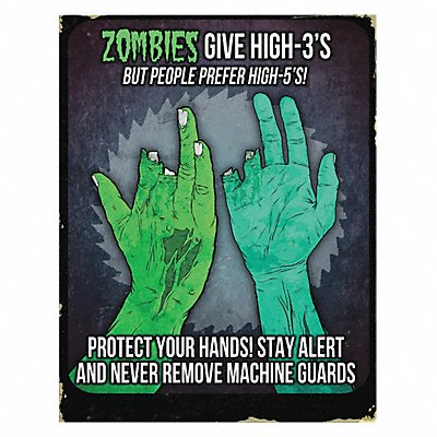 MANCOMM 31P10302 Safety Poster 12 in x 16 in Paper