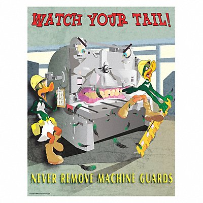 MANCOMM 31P02201 Safety Poster 21 in x 27 in Paper