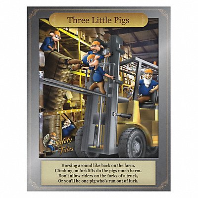 MANCOMM 31P20801 Safety Poster 21 in x 27 in Paper