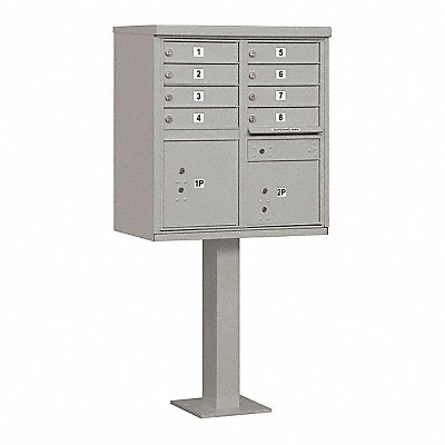 SALSBURY INDUSTRIES 3308GRYU Cluster Box Unit USPS 10 Doors 62-3/4 H