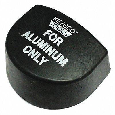 KEYSCO TOOLS 55116AL Dolly Rubber Heel 3 L x 2-1/2 W