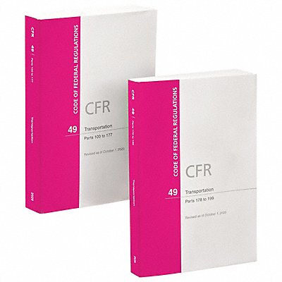 JJ KELLER 63571 Reference Book 49 CFR Parts 100 To 199