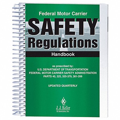 JJ KELLER 7545 Handbook FMCSR Regulations English
