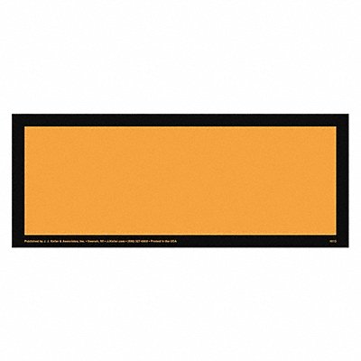 JJ KELLER 1013 Hazmat ID Placard 15-3/4 H 6-1/4 W