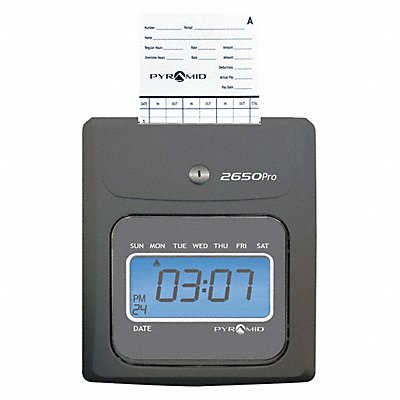 PYRAMID 2650 Auto Aligning Time Clock Mechanical LCD