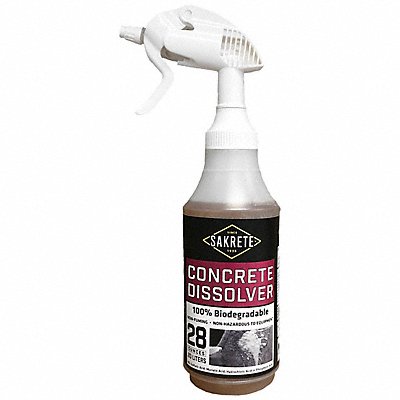 SAKRETE 120043 Concrete Dissolver Bottle Green .2 gal