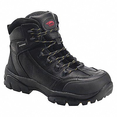 AVENGER SAFETY FOOTWEAR A7245M 6-Inch Work Boot M 15 Black PR
