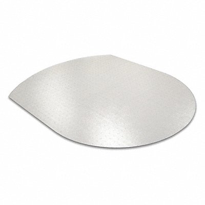 FLOORTEX FR119923SR Chair Mat Contoured Clear 39 x49