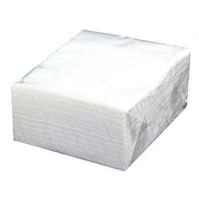 GRAINGER 52WY25 Dry Wipe 12 x 12-1/2 White PK18