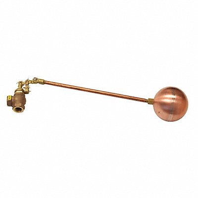 GRAINGER AHF75 Float Valve 3/4 Size FNPT 16 Rod L