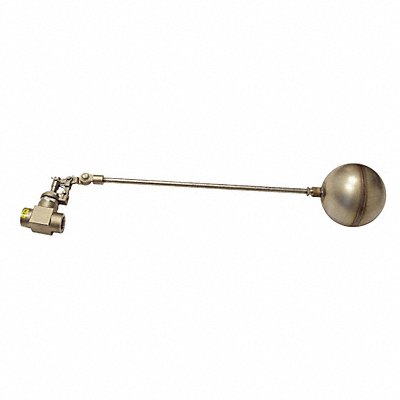GRAINGER GHFSS100 Float Valve 1 Size FNPT 18 Rod L