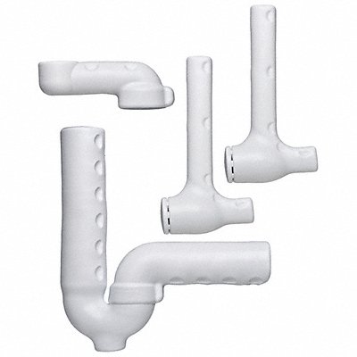 TRUEBRO 82194 P-Trap Pipe Cover White PVC
