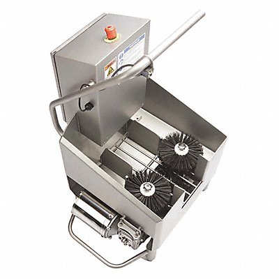 BEST SANITIZERS INC. BSX600DAF6 Wet Boot Scrubber SS 400 lb 110VAC
