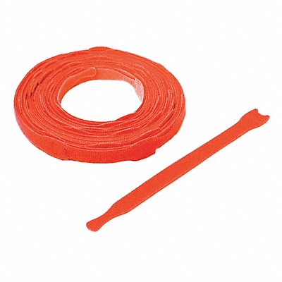 VELCRO BRAND 176045 Perforated Strap 8 in Orange PK900