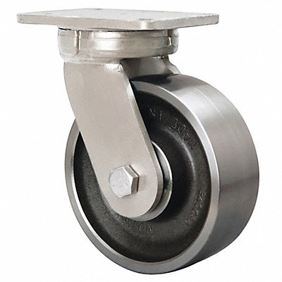 HAMILTON SSECJ8FSH Kingpinless Plate Castor Swivel 3500 lb.