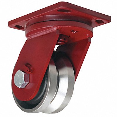 HAMILTON SEPSD63FVH V-Groove Track-Wheel Plate Castor Swivel