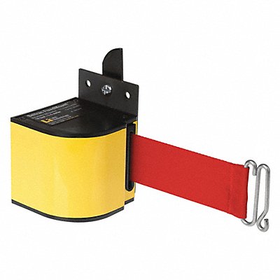 LAVI 503017YL18RD J5946 Retractable Belt Barrier Powder Coated
