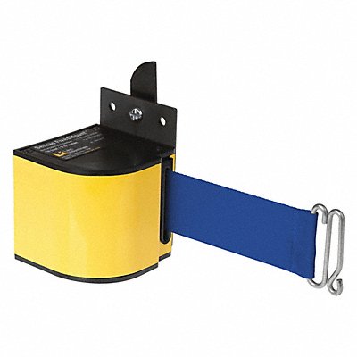 LAVI 503017YL18BL J5946 Retractable Belt Barrier Powder Coated