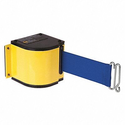 LAVI 503016UYL18BL J5948 Retractable Belt Barrier Powder Coated