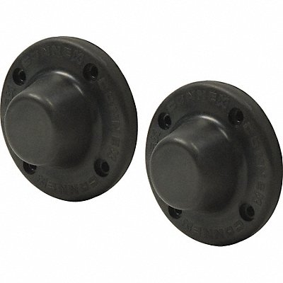 MAG-MATE D3X2BL Magnetic Door Holder EPDM Rubber Black