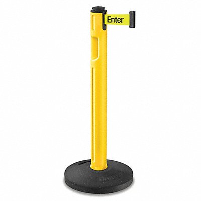 LAVI 805000RYLFYS6 J5951 Barrier Post 38-1/4 H Yellow