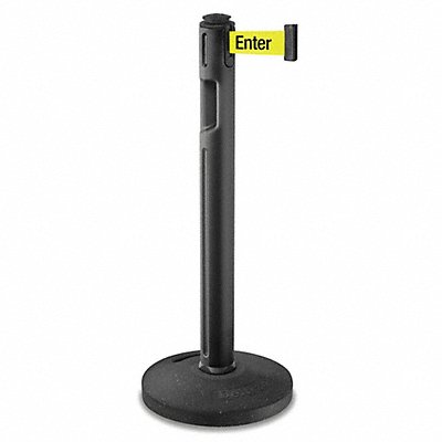 LAVI 805000RBKFYS6 Barrier Post 38-1/4 H Black