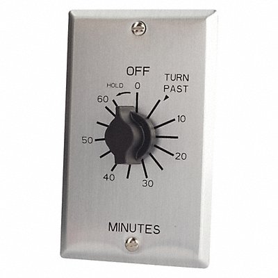 TORK C560MH Spring Wound Timer Silver 125V AC