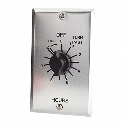 TORK C512HH Spring Wound Timer Silver 125V AC
