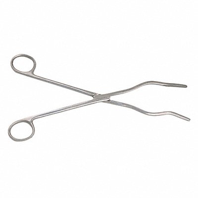 GRAINGER 787103 Crucible Tongs 9 1/2 inL SS