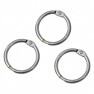 HY-KO PRODUCTS KB118 Ring Silver For Use W/ 1 Binder PK50