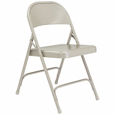 NATIONAL PUBLIC SEATING 52 Folding Chair Steel Grey PK4