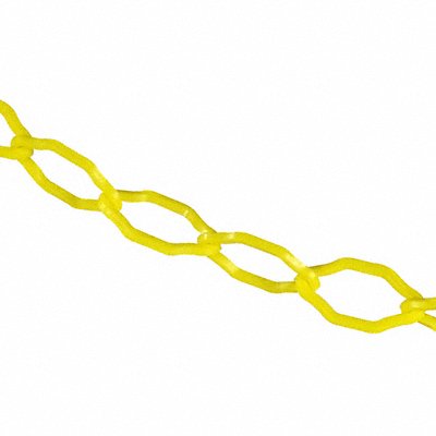 GRAINGER 5300250 Plastic Chain 50 ft L Yellow