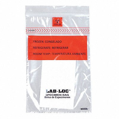 LK PACKAGING LABZ810BA Transfer Bag 10 in L 8 in W CLR PK1000