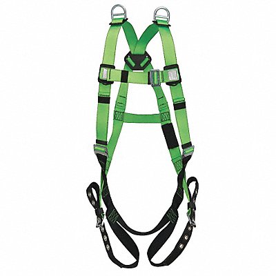 PEAKWORKS V8002230 Full Body Harness Universal 310 lb Grn