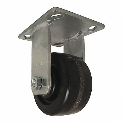 RWM 65DUR0420R Kingpinless Plate Castor Rigid 800 lb.
