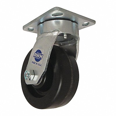 RWM 65DUR0620SSR Kingpinless Plate Castor Swivel 1200 lb.