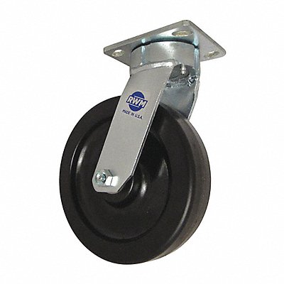 RWM 65DUR0820S95OAH Kingpinless Plate Castor Swivel 1400 lb.
