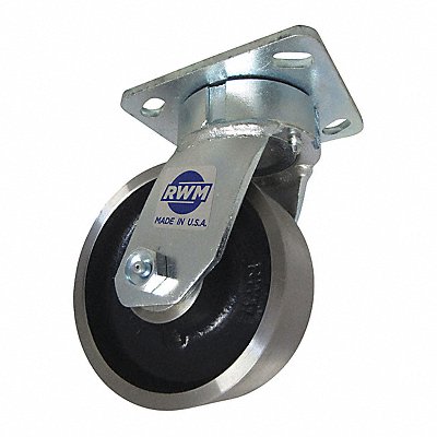 RWM 65FSR0520S Kingpinless Plate Castor Swivel 1500 lb.