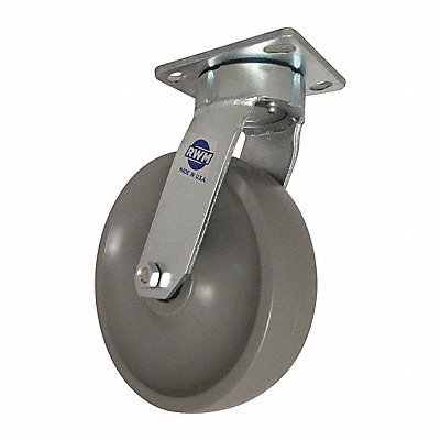 RWM 65GTB0820S42ST Kingpinless Plate Castor Swivel 1800 lb.